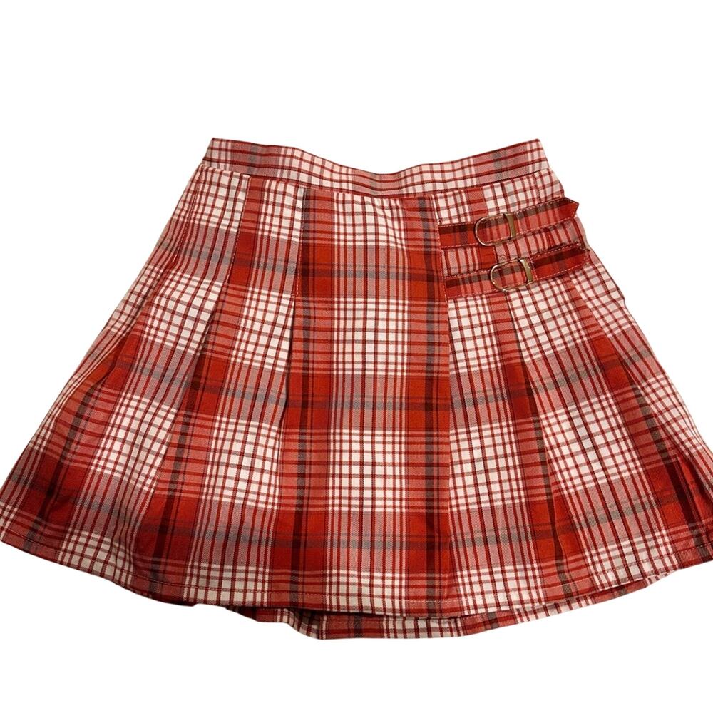 Girls Plaid A-Line Skirt, 12